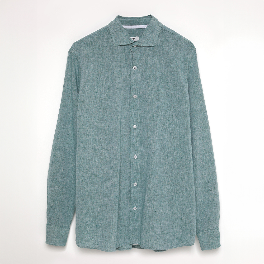 Green-Sheen-Linen-Shirt