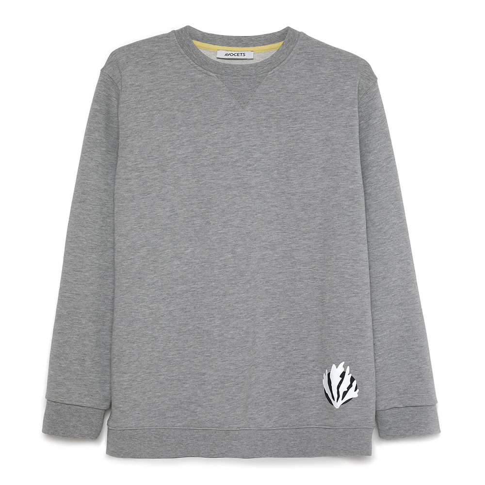 Grey-Melange-Sweatshirt